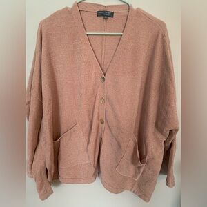 Barefoot Dreams CozyChic Lite Dolman Sleeve Slouch Cardigan, Size Medium